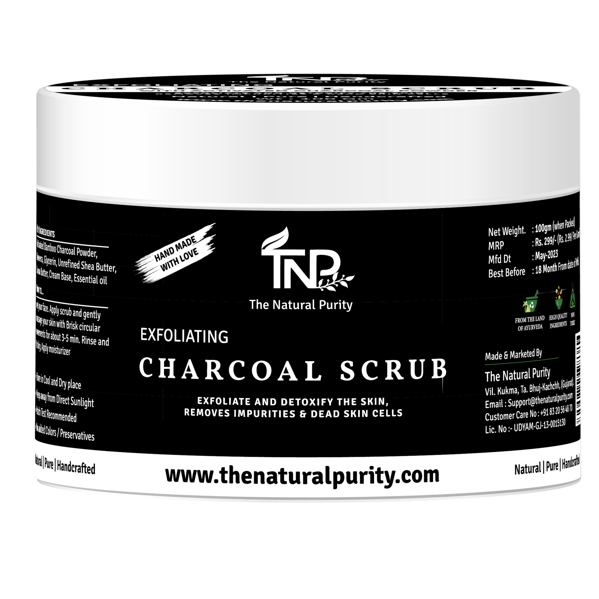 Activated Charcoal Drawing Cream - New Formula!